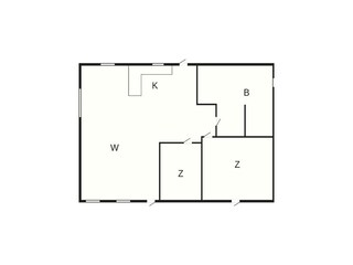 Casa per le vacanze Rødvig Pianta del piano 25