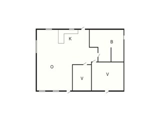 Ferienhaus Rødvig Grundriss 5