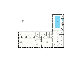 Maison de vacances Knud Strand Plan d'étage 43