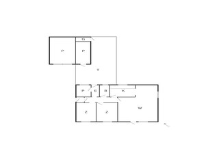 Vakantiehuis Stauning Grondplan 3