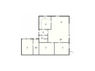 Casa de vacaciones Rødvig Plano de planta 19