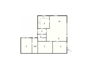 Casa de vacaciones Rødvig Plano de planta 5