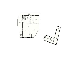 Casa de vacaciones Fjellerup Strand Plano de planta 56