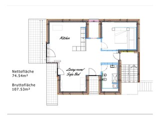 Appartamento per vacanze Meran Pianta del piano 32