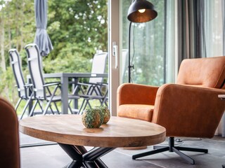 Gemütlich eingerichtetes Wohnzimmer Villa Buytencoogh
