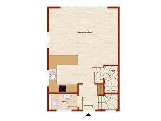 Appartamento per vacanze Borkum Pianta del piano 14