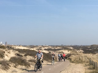 Radfahren in den Dünen von Zandvoort