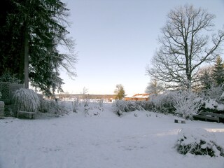 Garten im Winter