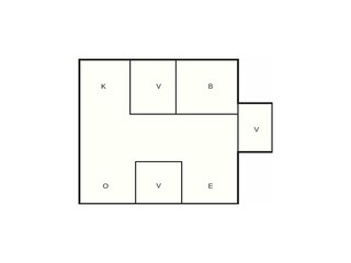 Casa de vacaciones Løkken Plano de planta 40