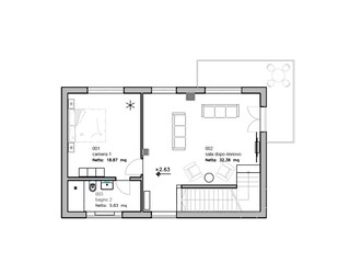 Casa per le vacanze Ghiffa Pianta del piano 42