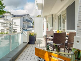 Blick aus dem Strandkorb