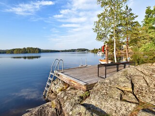 Badestelle am See (100m vom Haus)