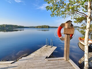 Badesteg am See (100m vom Haus)