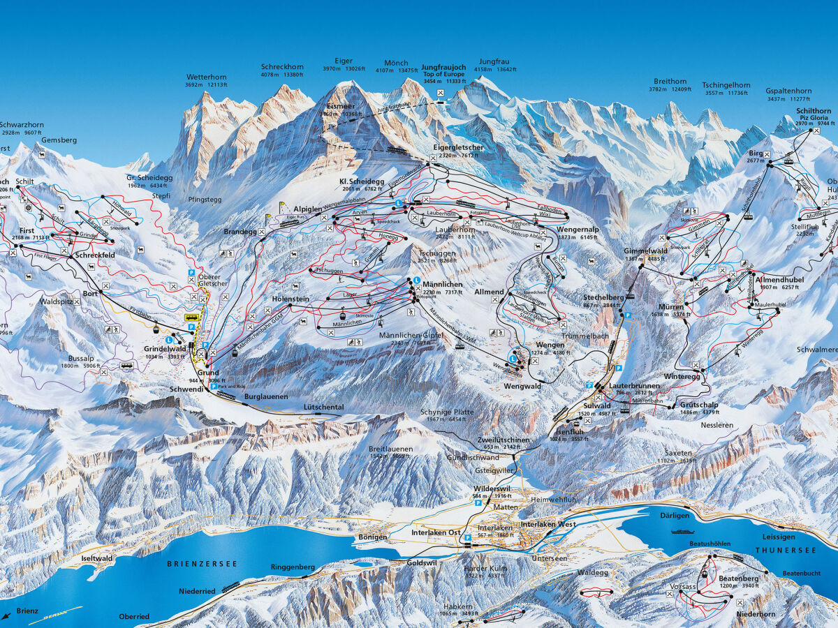 Skiregion Jungfrau