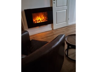 Sessel mit Kamin