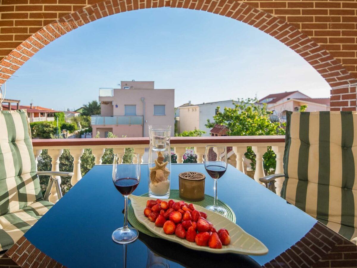 Roofed and furnished balcony