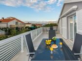 Balcony with a partial sea view