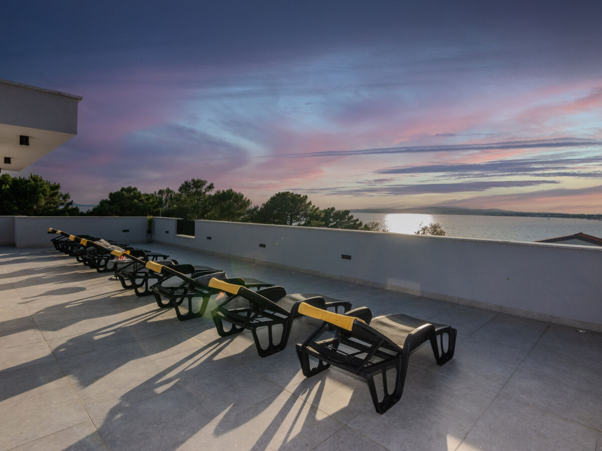 Terrace/balcony with a sea view