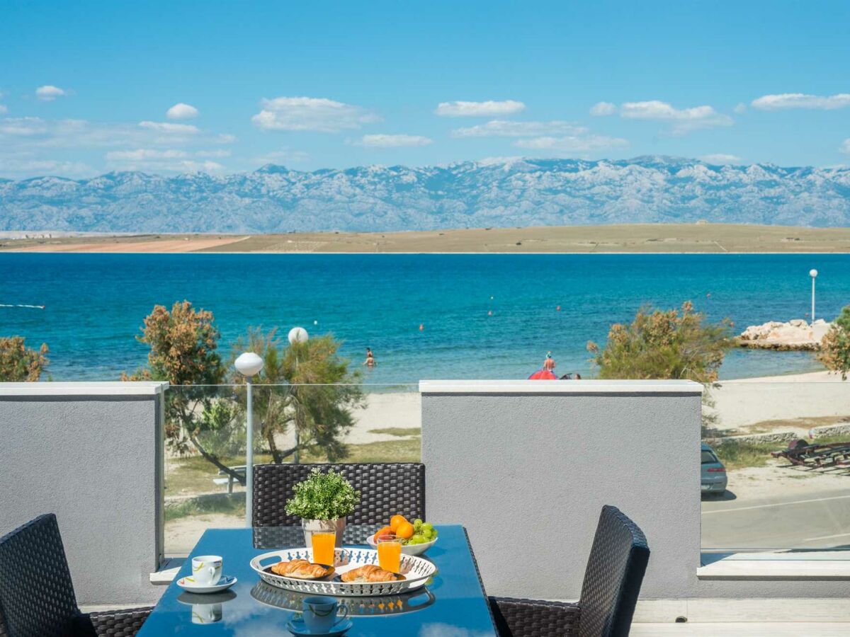 Balcony with a sea view