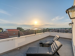 Dachterrasse mit Meerblick