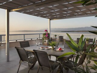 Dachterrasse mit Meerblick