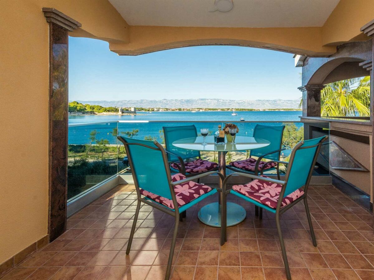 Balcony with a sea view