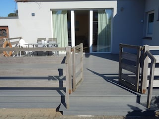 Eingang zur Wohnung über die Terrasse