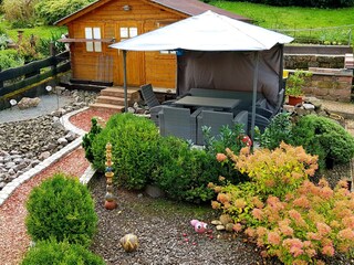 Sitzbereich im Garten