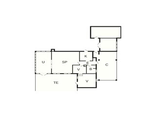 Vakantiehuis Hornbæk Grondplan 40