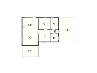 Vakantiehuis Falkenberg (Schweden) Grondplan 42