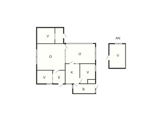 Vakantiehuis Bua Grondplan 36