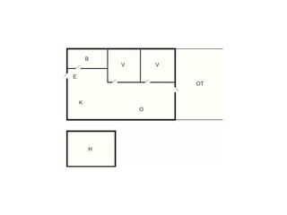 Casa de vacaciones Skarrild Plano de planta 38