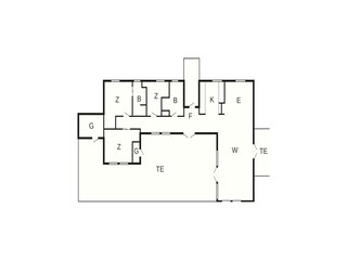 Vakantiehuis Tisvildeleje Grondplan 52