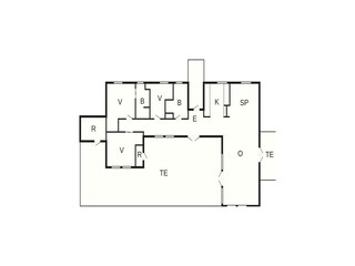 Casa per le vacanze Tisvildeleje Pianta del piano 52