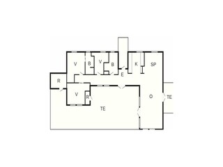 Vakantiehuis Tisvildeleje Grondplan 53