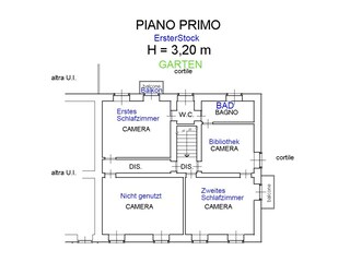 Vakantiehuisje Casalborgone Grondplan 37