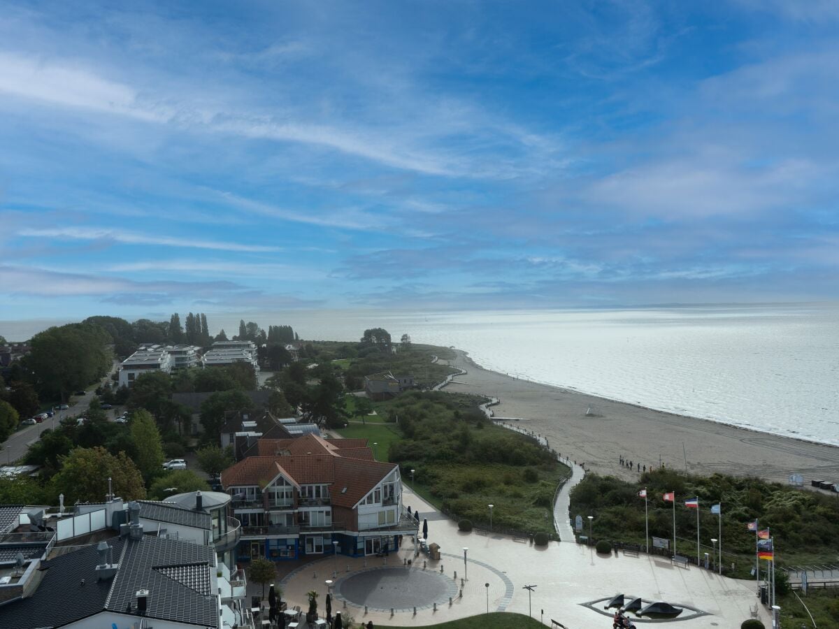 Blick vom Balkon auf die Ostsee!