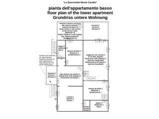 Casa per le vacanze Saturnia Pianta del piano 42