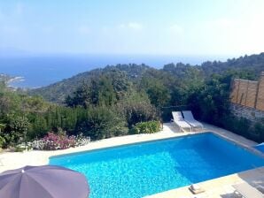 Holiday house Villa with sea view in gated community - Cap Bénat - image1