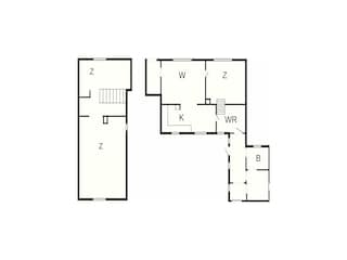 Ferienhaus Vester Hjermitslev Grundriss 2