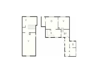 Ferienhaus Vester Hjermitslev Grundriss 3