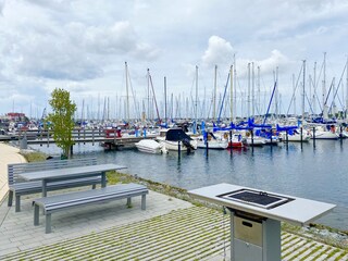 Grillmöglichkeit am Hafen