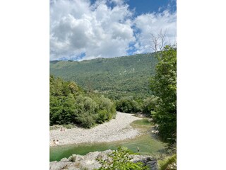 Badefluß Nadiza ein der wärmsten Europas