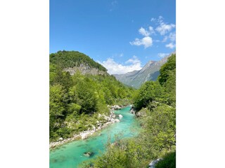 Badefluß Nadiza ein der wärmsten Europas