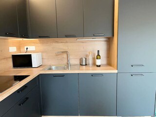 voll ausgestattete Küche