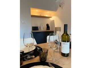 voll ausgestattete Küche