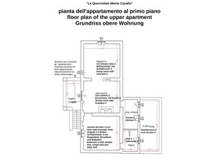 Appartamento per vacanze Saturnia Pianta del piano 24