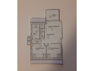 Ferienwohnung Carolinensiel Grundriss 21