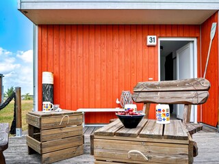 Terrasse im Eingangsbereich