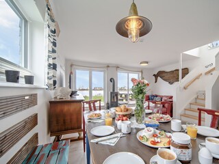 offener Wohn und Essbereich im Ferienhaus Boje by Seeblick Ferien ORO, Ostseeresort Olpenitz